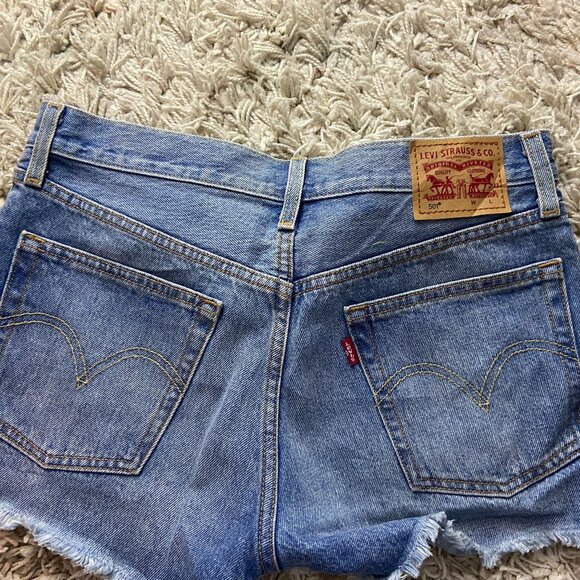 Levis 501 Buttonfly NEW Jean Shorts - Picture 3 of 4